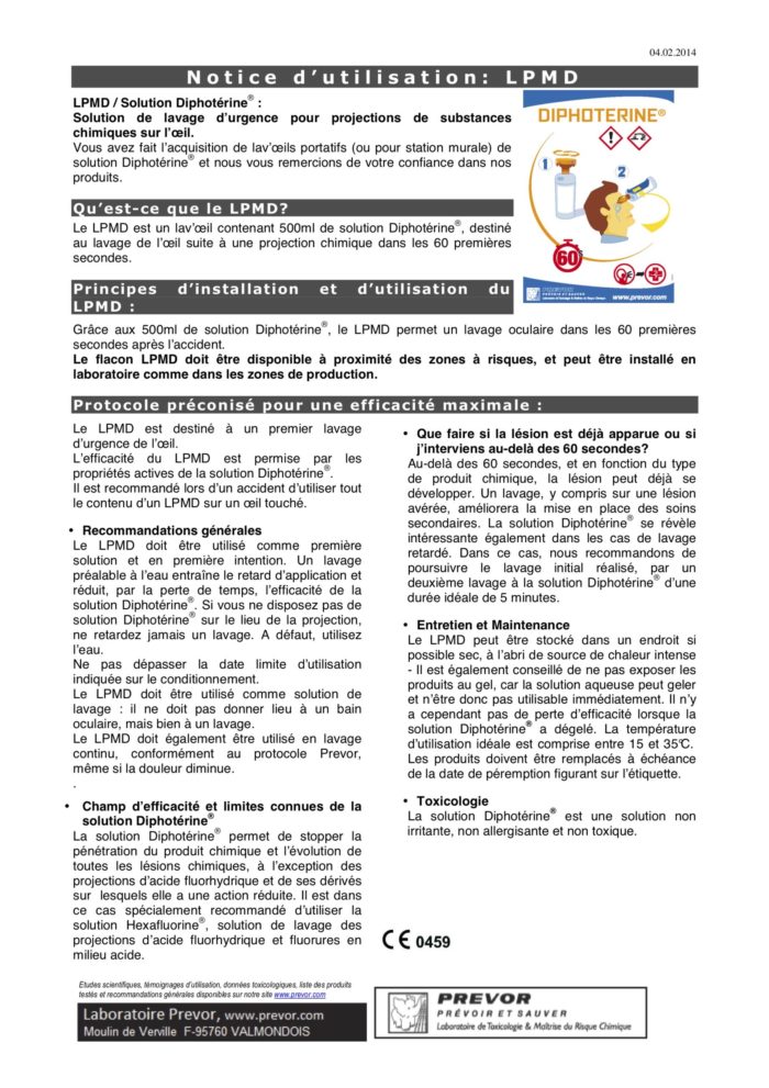 LPMD6 - Flacon rince oeil de DIPHOTERINE 500ml – Image 5