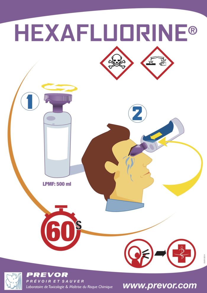 LPMF6 - Flacon rince oeil d'HEXAFLUORINE 500ml – Image 2