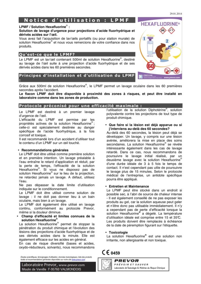 LPMF6 - Flacon rince oeil d'HEXAFLUORINE 500ml – Image 3